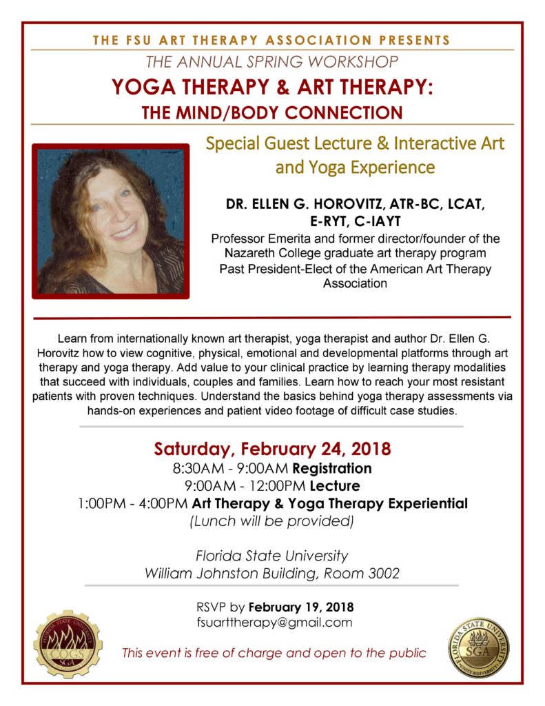 Art Education Hosts Yoga Therapy & Art Therapy with Dr. Ellen Horovitz
